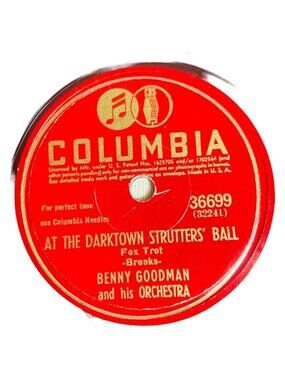 Benny Goodman After You’ve Gone Darktown 78 RPM Shellac 1930s Columbia 36699 VG+